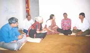Baiyalal Bhotmange with the CPI(M) delegation