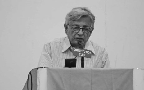 Irfan Habib at Constitution Club, New Delhi, 12 August 2017