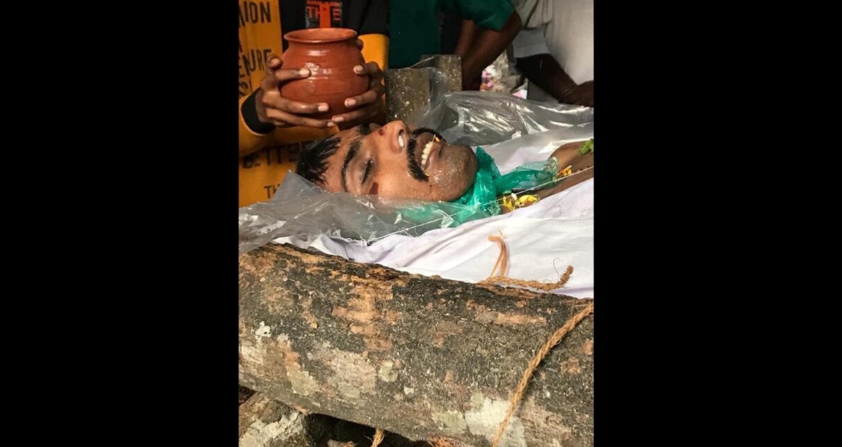 Krishna Tusamad, the Dalit sanitation worker who was beaten to death in Mumbai on 7 May 2022.